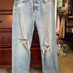 Zara Light Blue Denim Jeans